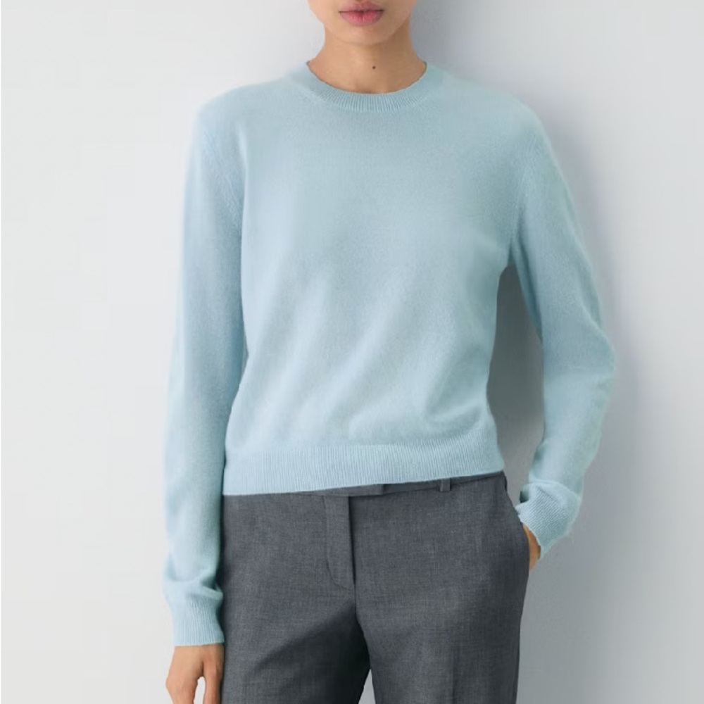 Aritzia Bare Crew Cashmere Sweater. NWT.